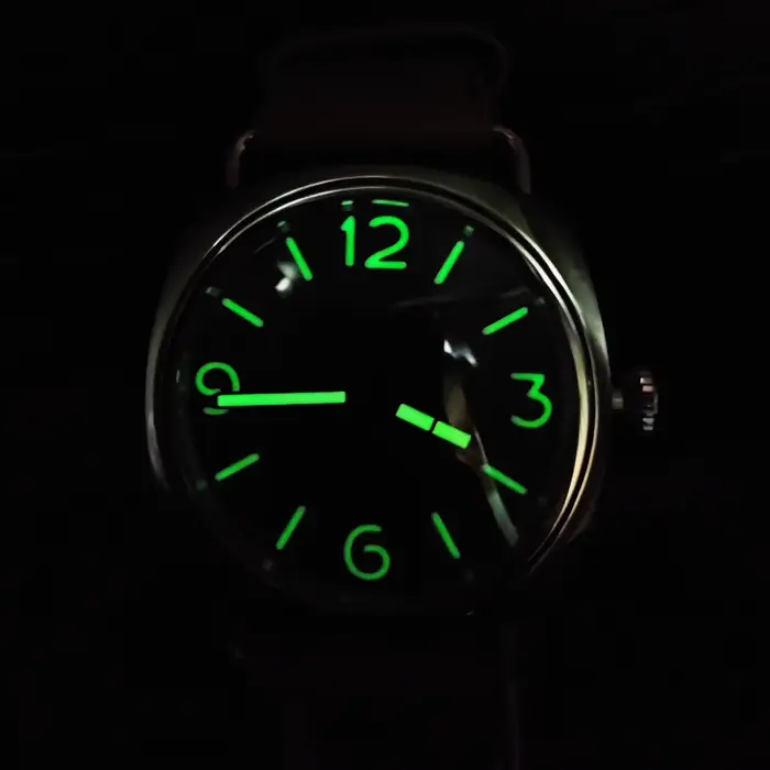 45 mm dream vintage vlieger handtravaillait g mécanisch ST3600-1 kaliber fornië lichtgevende wijzerplaat