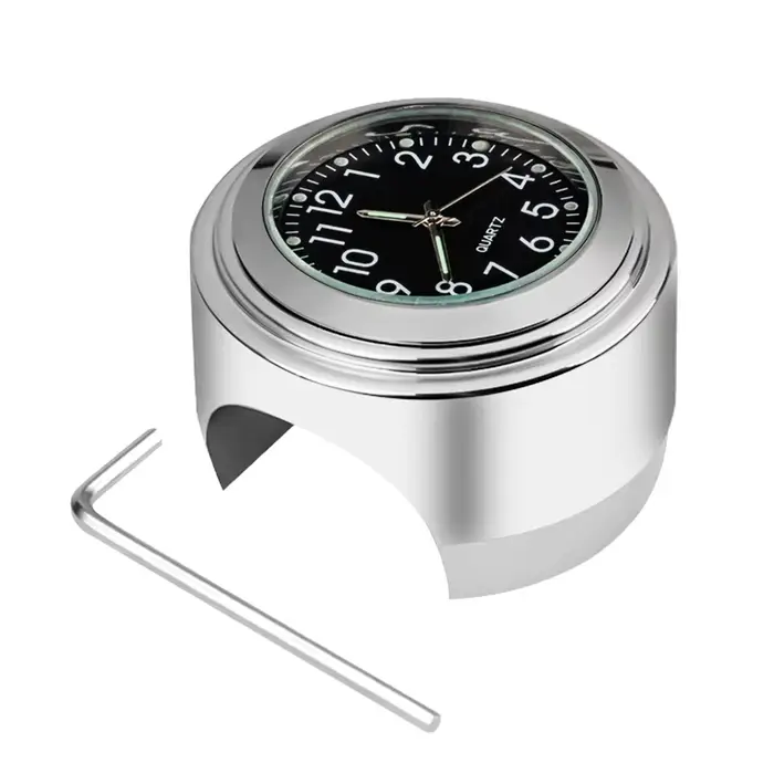 Montre de moto étanche, jauge de température Therye.com, accessoires de moto, horloge de guidon, sty
