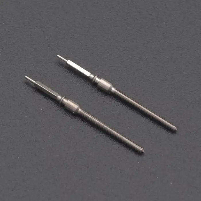 Tiss 1 - Pièces de rechange pour montre - Tige de remplacement en acier inoxydable - Couronne compatible avec les