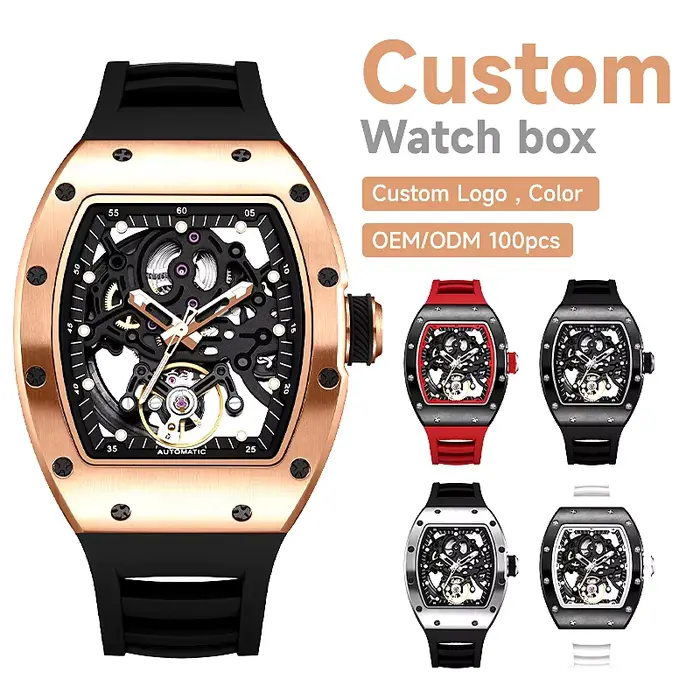 Montre mécanique automatique multifonction décontractée 2026 Skeleton