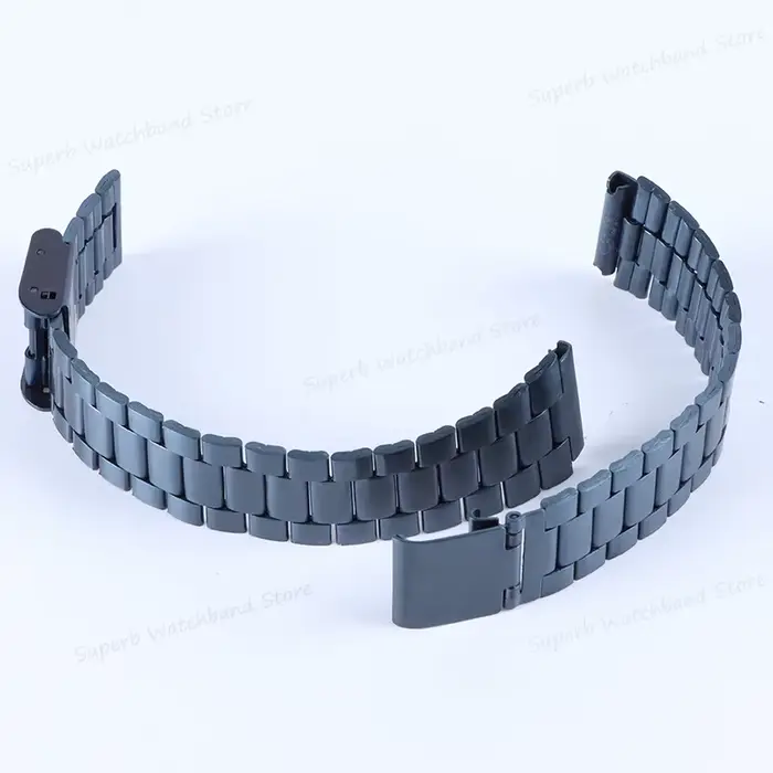 Bracelet de montre vintage en métal 18mm
