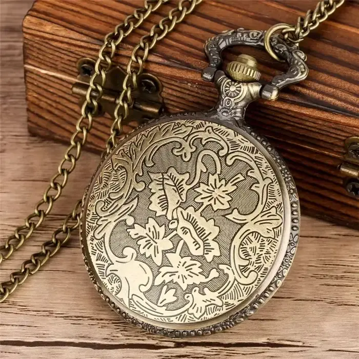 Montre de poche analogique à Quartz pour hommes et femmes