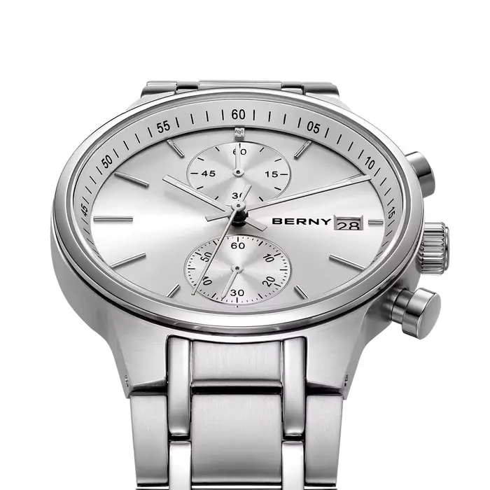 Montre BERNY 2285VM Sport Quartz avec Fonction Calendrier et Résistance à l'Eau pour Hommes Occasions Spéciales