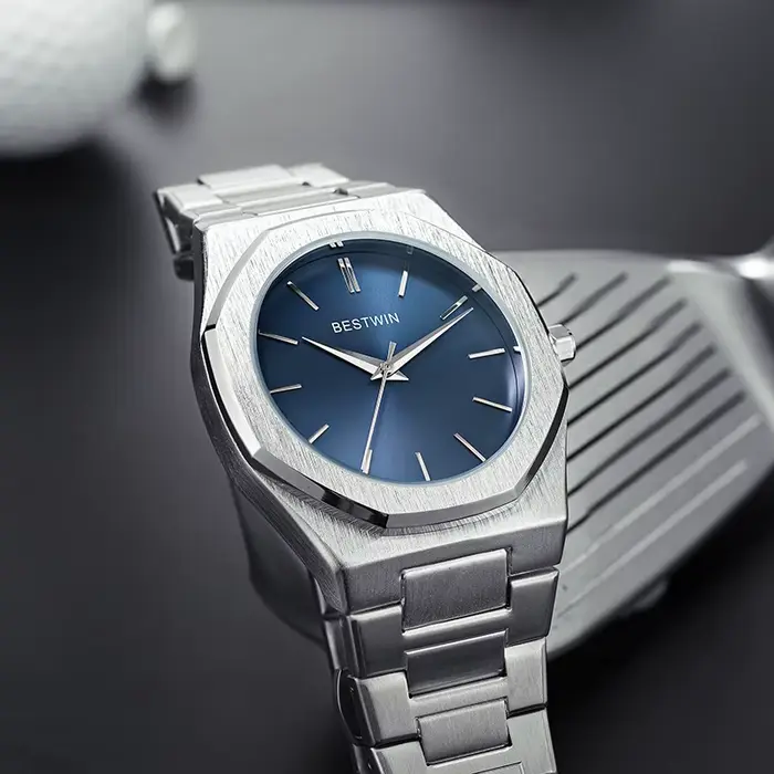Nouvelles montres pour hommes de luxe bracelet en acier inoxydable classique affaires étanche
