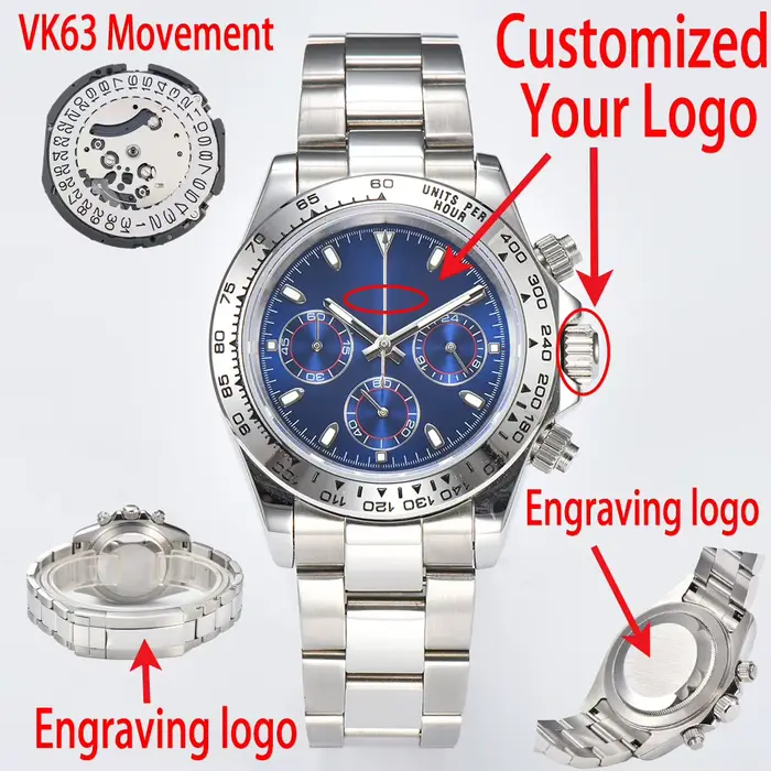 Lien sur le logo de la montre personnalisé