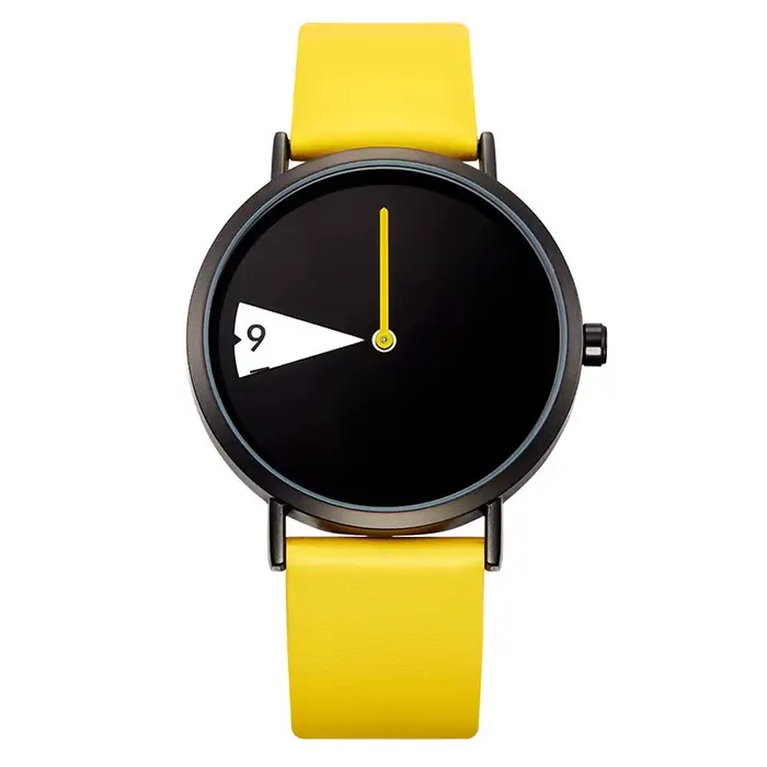 Femmes montre créative montre-bracelet dames montre rotation bracelet en cuir Montres horloge Montre
