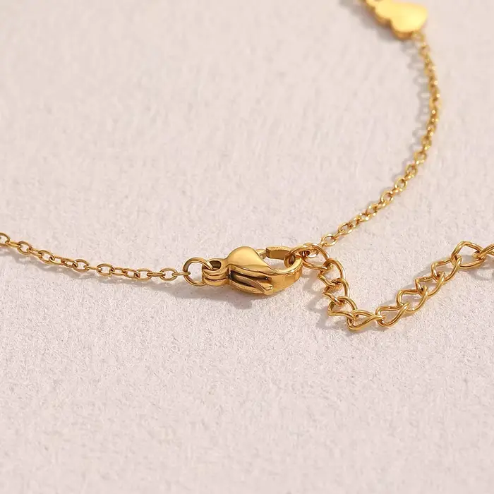 E.B.belle – Bracelet cœur lisse de Style minimaliste