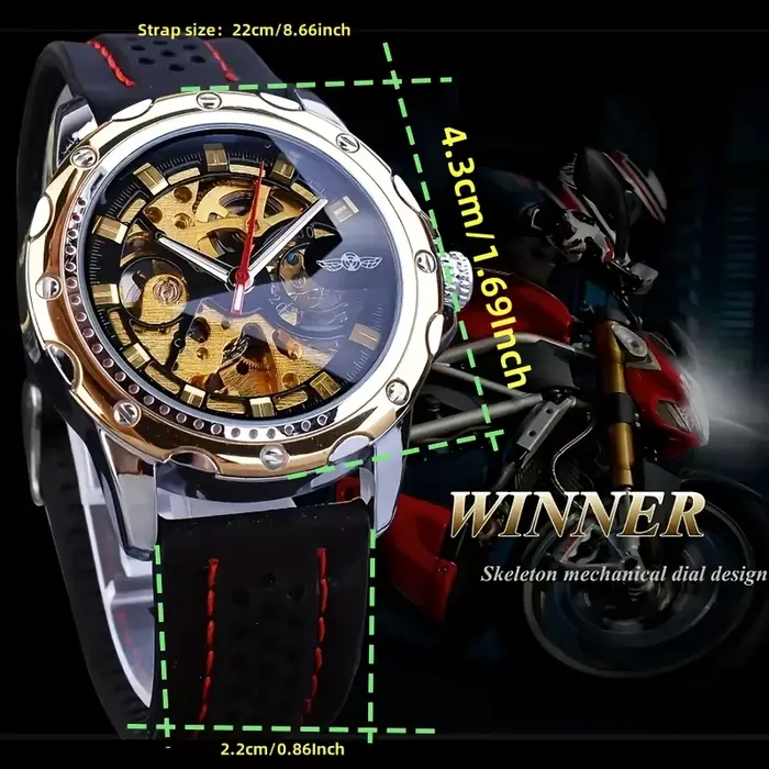 [1 Montre mécanique pour hommes]