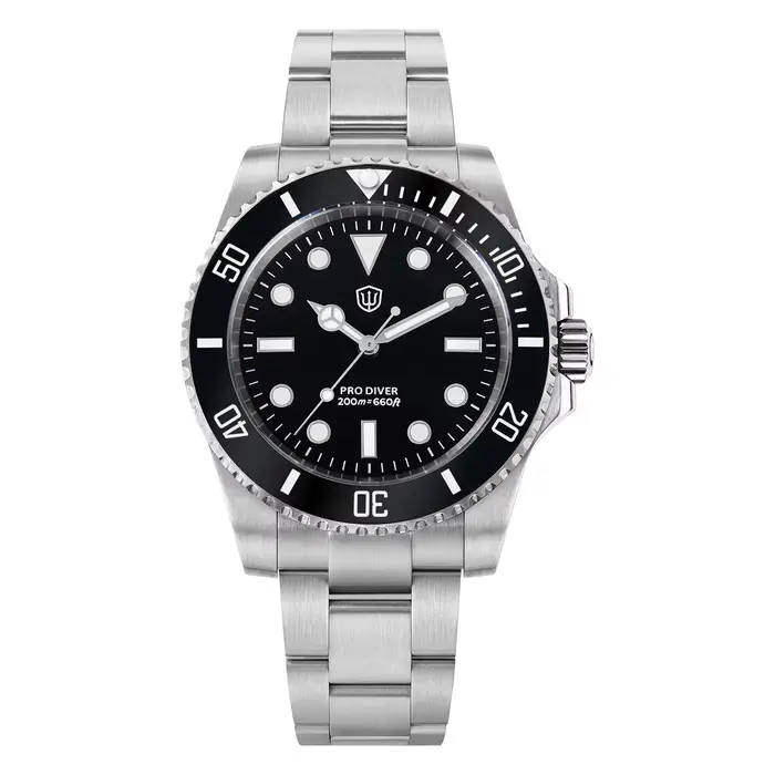 Watchdives WD1680Q V2 VH31 balayage mouvement à Quartz montre de luxe haut marque saphir acier inoxy