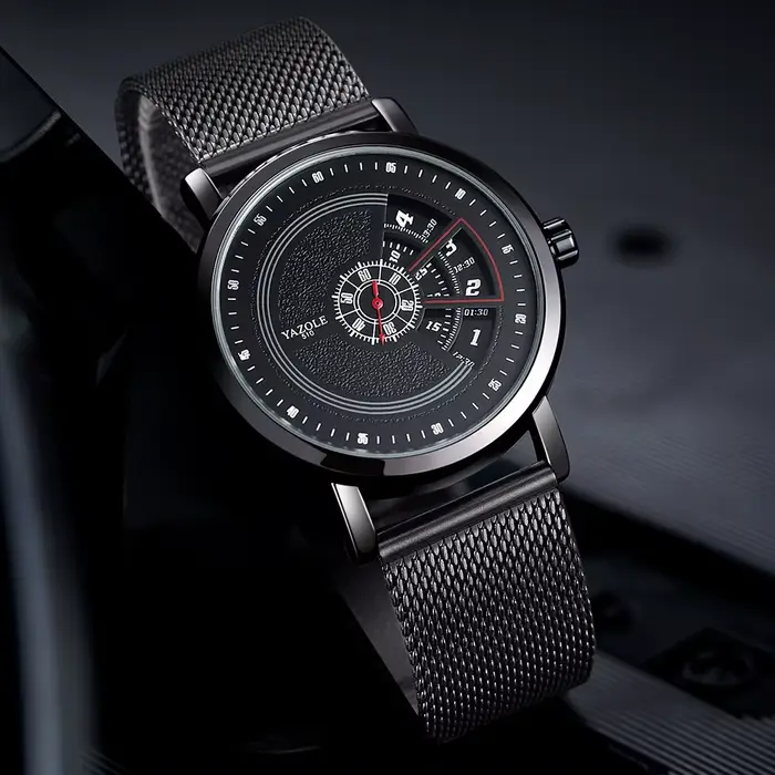 YAZOLE hommes montres offres spéciales mode bracelet en polyuréthane décontracté Unique montre à Quartz