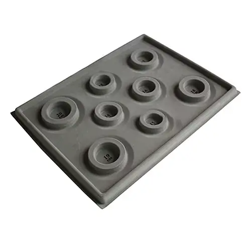 Planche de perles floquées pour bracelet et collier