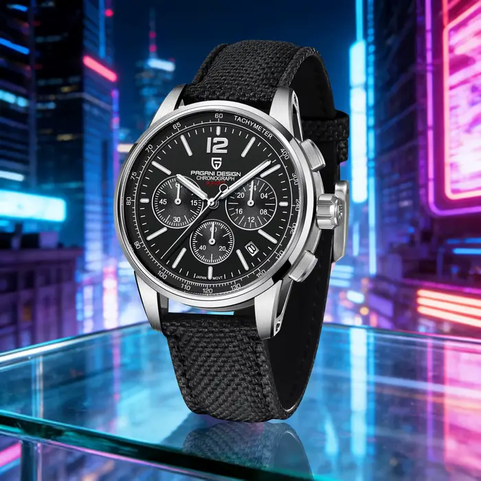 PAGANI DESIGN Montre à quartz pour homme 41 mm