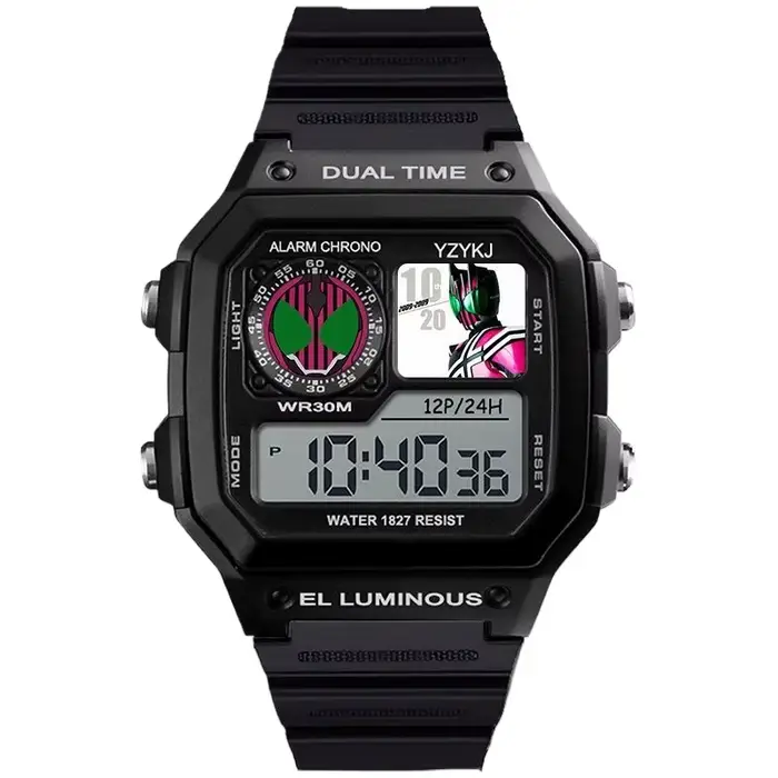 Kamen Rider montre numérique carré-anime