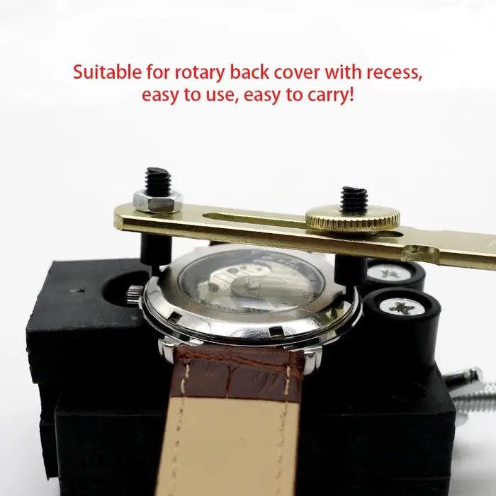 Outil réglable pour ouvrir le couvercle arrière des montres de moins de 34mm pour horlogers amateurs et professionnels