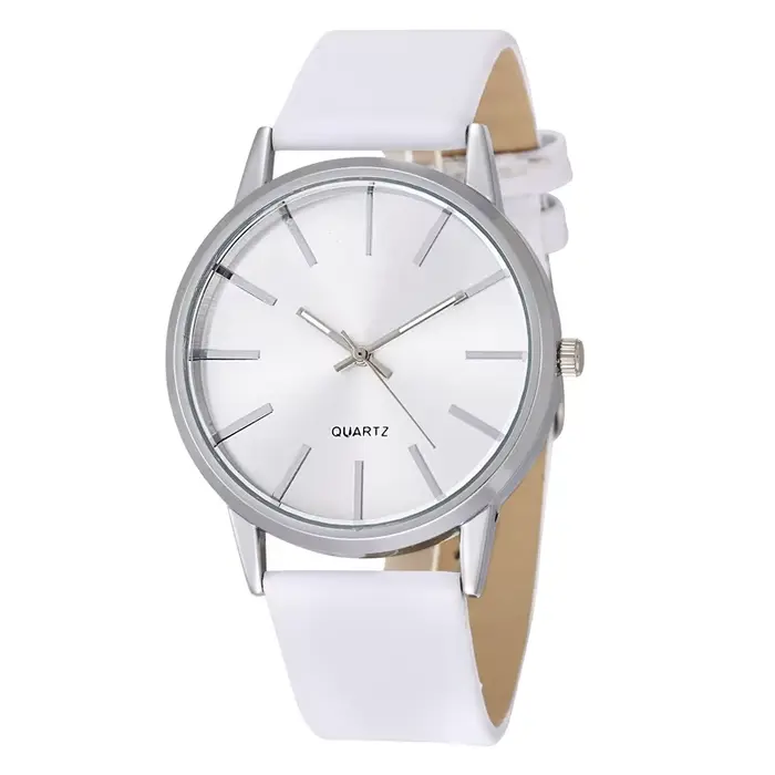 Montre-bracelet en cuir pour hommes