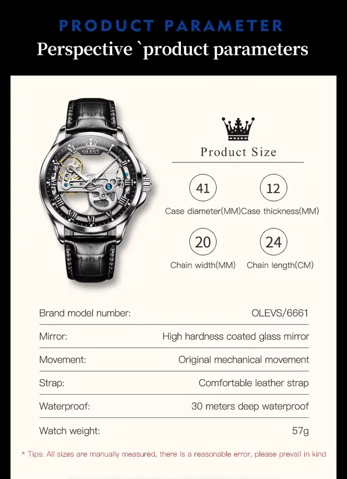 Montre Mécanique existent pour Homme