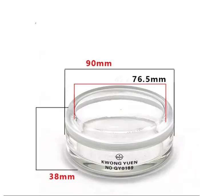 Outil de Réparation de Montres avec Cylindre d'Huile en Verre Épais de 90mm