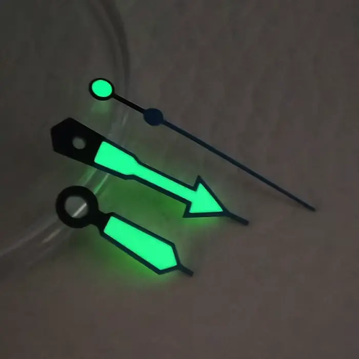 Aiguilles Lumineuses de Précision en Acier Inoxydable pour Montres NH35 NH36 Occasions Spéciales et Journées Courantes Blanc Jaune Fluor Tomate
