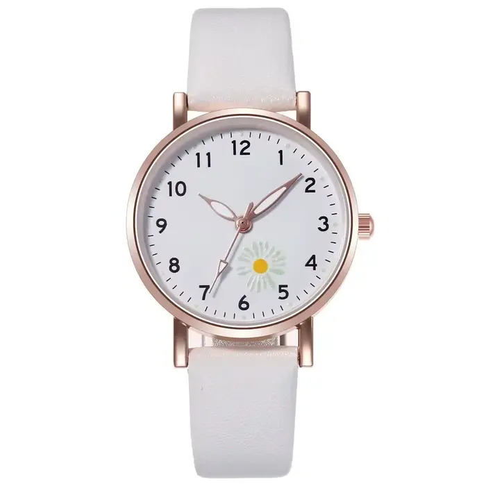 Montres de luxe pour femmes, montre rétro lumineuse pour femmes, bracelet en cuir, montre-bracelet à