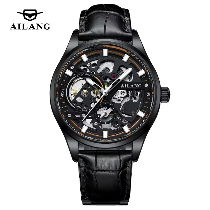 Montre mécanique squelette pour homme de la marque AILANG
