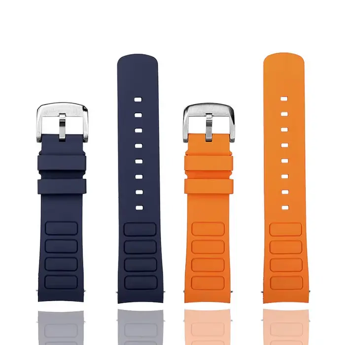 Bracelet de montre incurvé Original en caoutchouc pour hommes