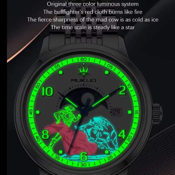 MUKUO Nouvelle montre à quartz pour homme