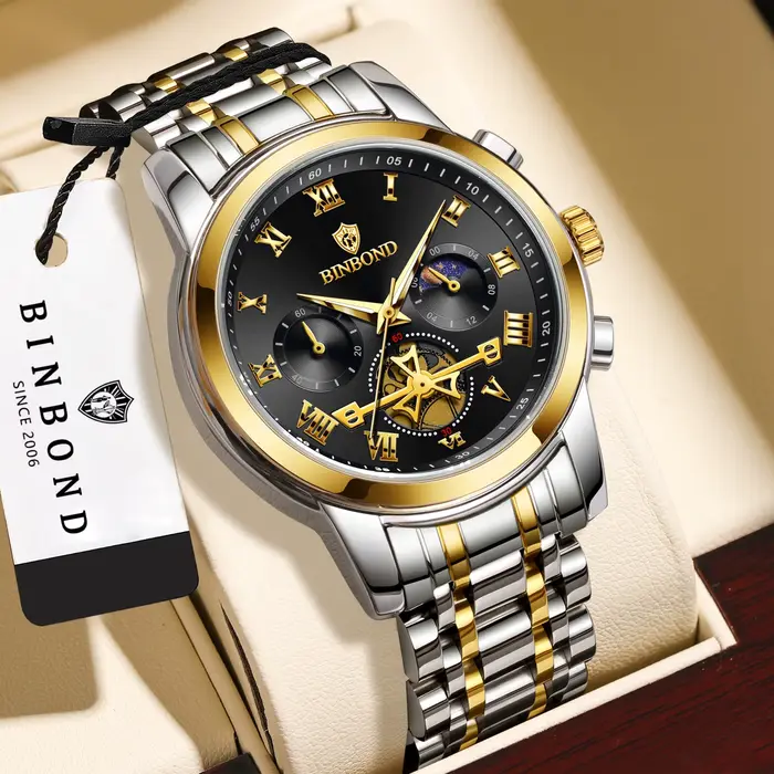 Montres chronographes pour hommes BINBOND