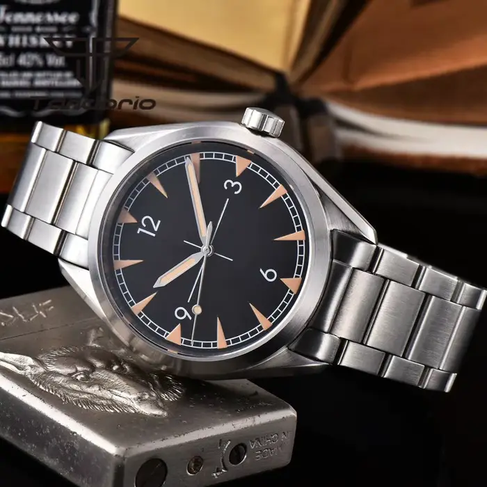 Montre-bracelet automatique en verre saphir pour homme