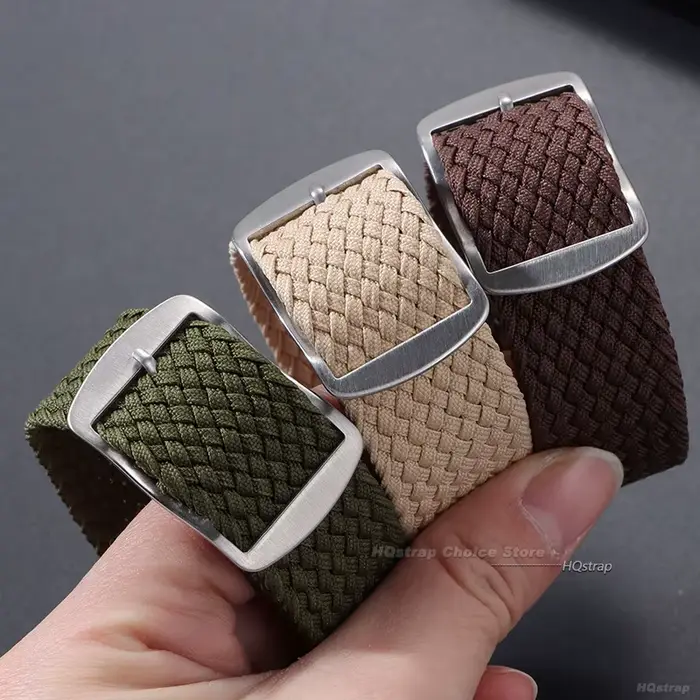 16mm 18mm 20mm 22mm Bracelet pour Perlon tissé Nylon bracelets de montre