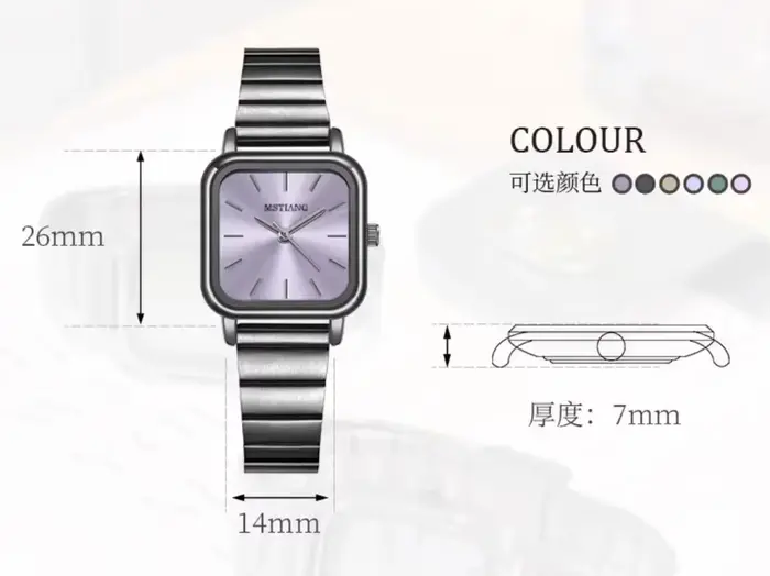 Offre spéciale marque de luxe montre noire femmes mode montres à Quartz dames réglable bracelet en acier inoxydable