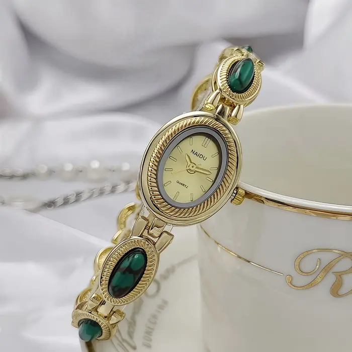 2025 Top marque de luxe ovale or femmes montres dames