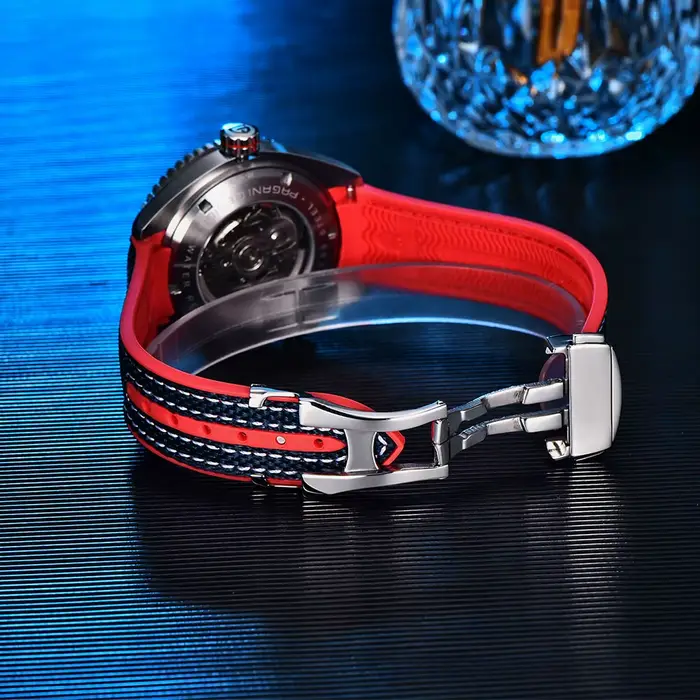 PAGANI DESIGN classique luxe hommes montre-bracelet mécanique verre saphir horloge haut marque en acier inoxydable