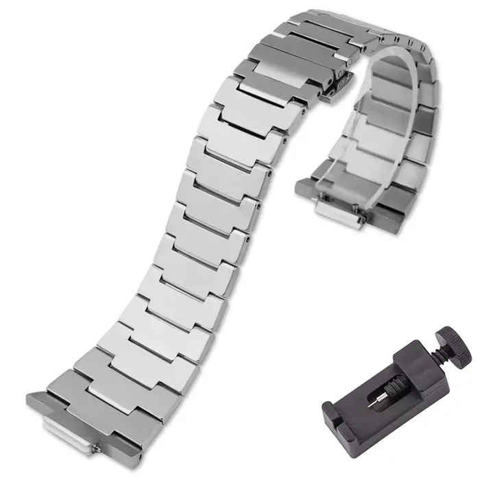 Bracelet en acier inoxydable massif pour Tissot PRX 35MM/40MM, interface dédiée, pièces de rechange 