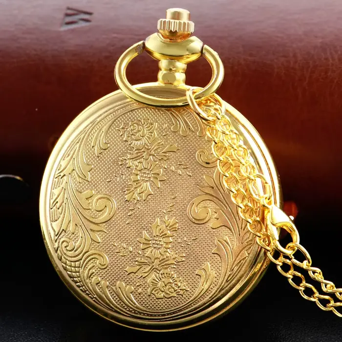 Montre de poche de luxe en or et diamant