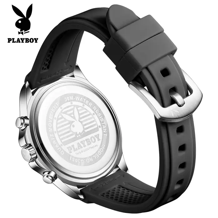 PLAYBOY – montre à Quartz originale pour hommes