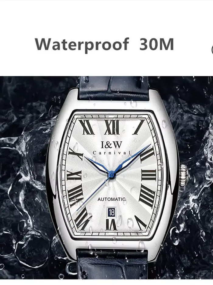 Montre de luxe haut de gamme pour homme Carnival MIYOTA