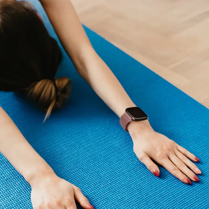 Bracelet à boucle Solo tressé pour Fitbit Versa 3 4