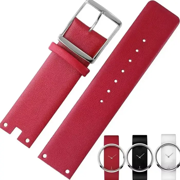 Bracelets de montre pour CK K94231 K 9423101 Cuir véritable Durable doux pour Bracelet