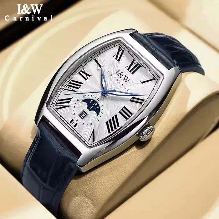 CARNIVAL I & W montres d'affaires mécaniques pour hommes marque de luxe automatique mouvement MIYOTA montres étanche homme Reloj Hombre