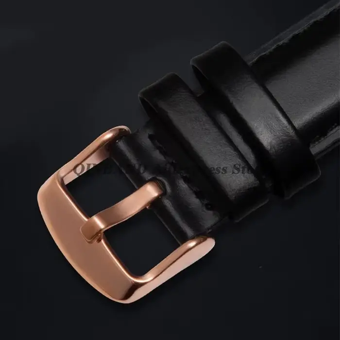 Bracelets de montre en cuir véritable de qualité pour hommes et femmes
