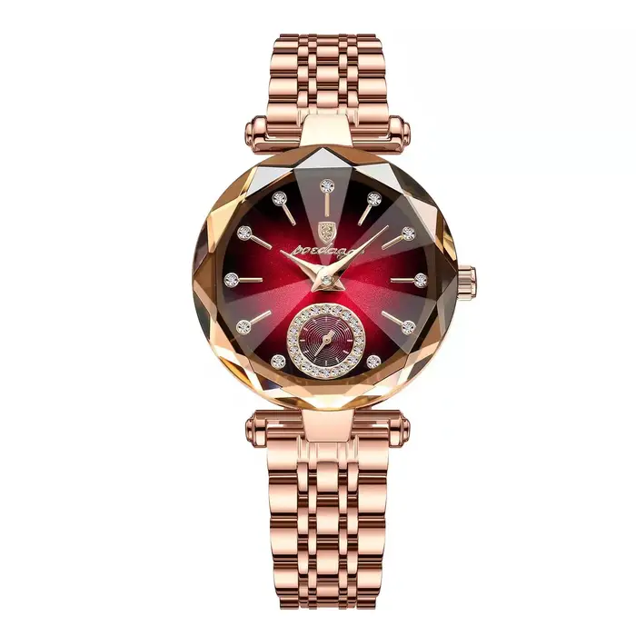 Montre-Bracelet de Luxe à Cadran Diamant pour Femme