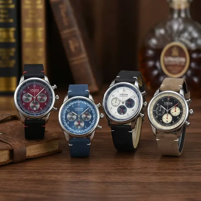Montre chronographe automatique Union Glashutte SA