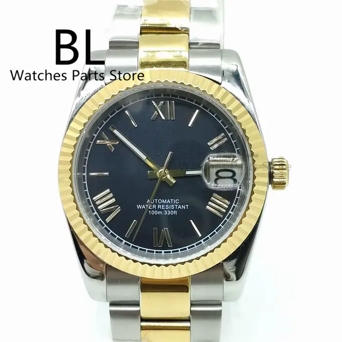Montre Lunette Cannelée pour Homme