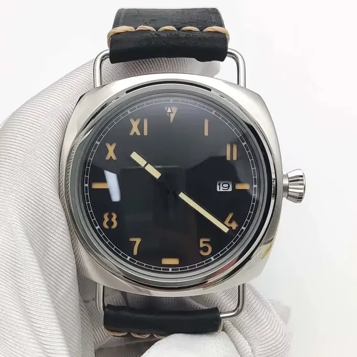 PARNSRPE Montre automatique à cadran noir