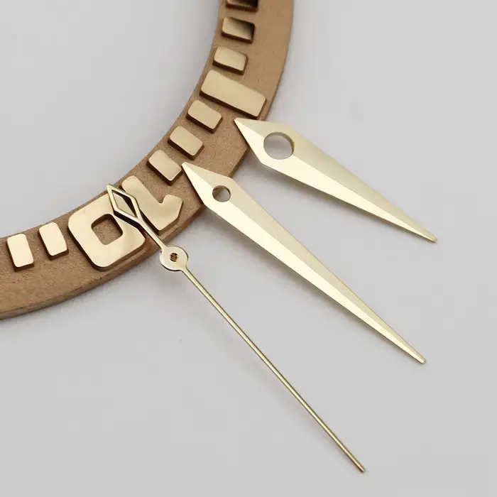 NH38 aiguilles polies 10*14*15mm Dauphine Aiguille présage Cocktail Style montre