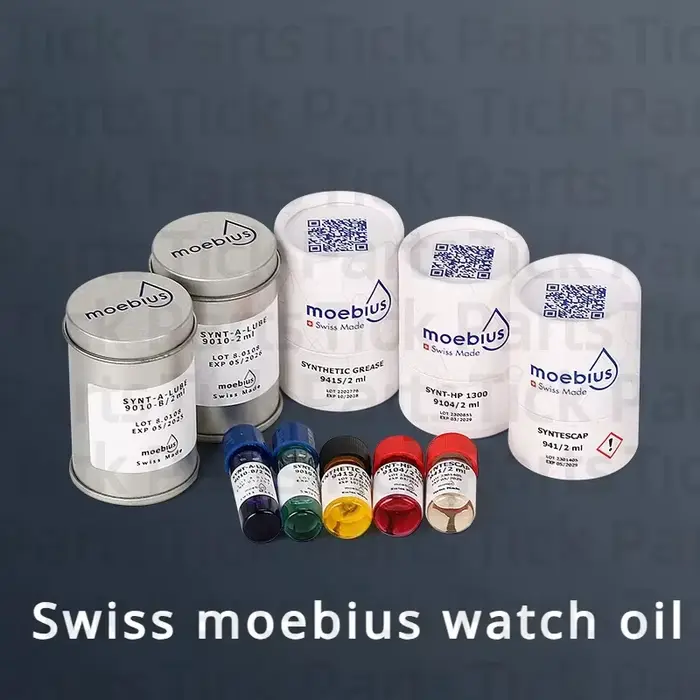 Swiss Mobius 9010 8000 9104 941 8200 945 huile de montre 2mL