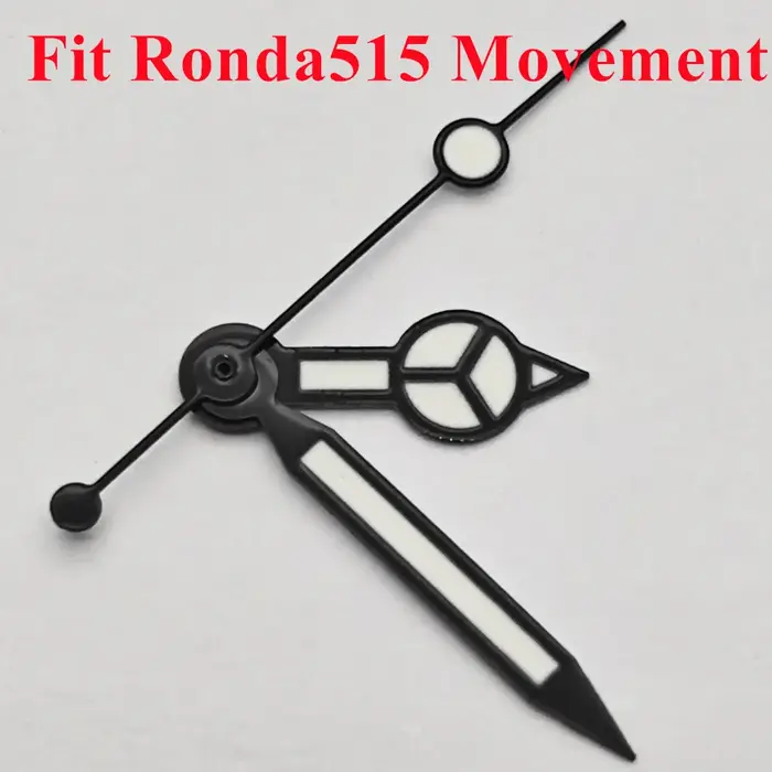  RICHUS Ronda515 aiguilles de montre argent noir