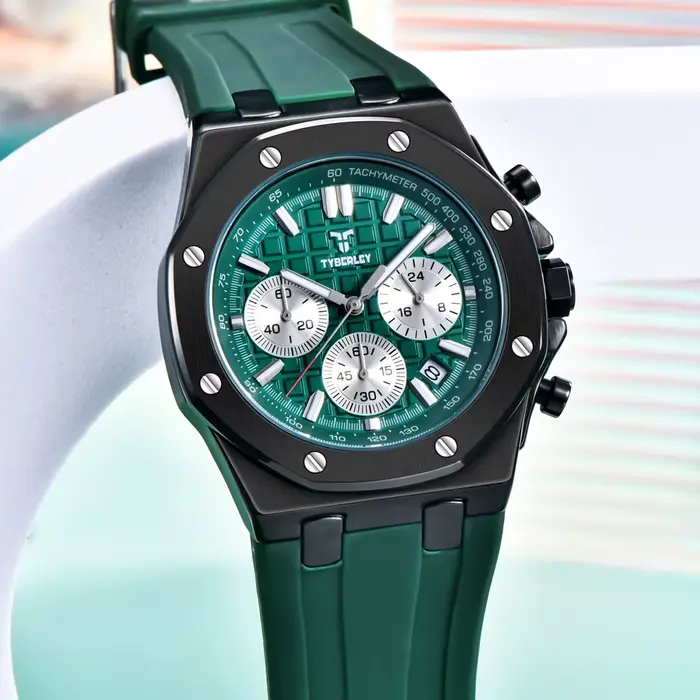 2025 nouvelles montres pour hommes TYBERLEY montre à Quartz de luxe de marque supérieure