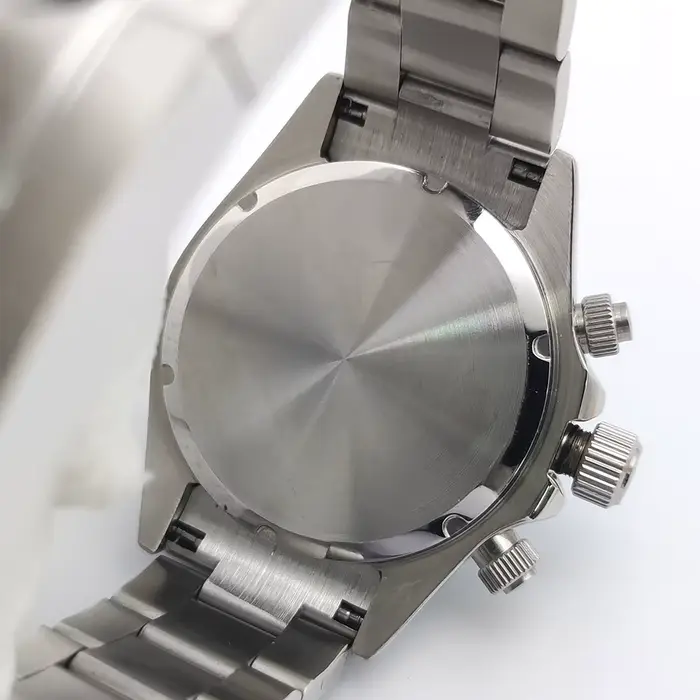 39mm montre à Quartz pour hommes chronographe de luxe mode saphir