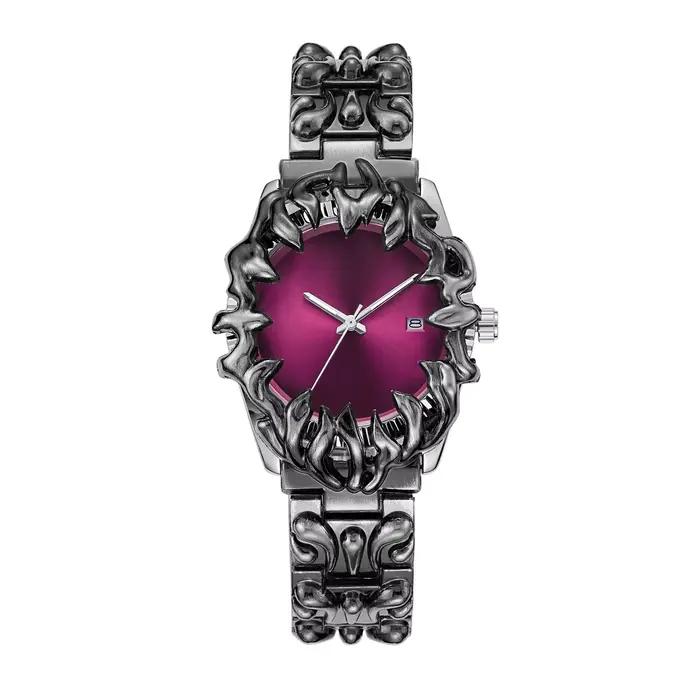Montre pour hommes classique griffe albâtre montres Y2K calendrier